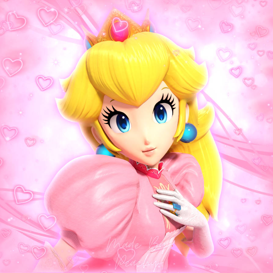 Princess Peach Render (2024) by PrincessPeachy122 on DeviantArt
