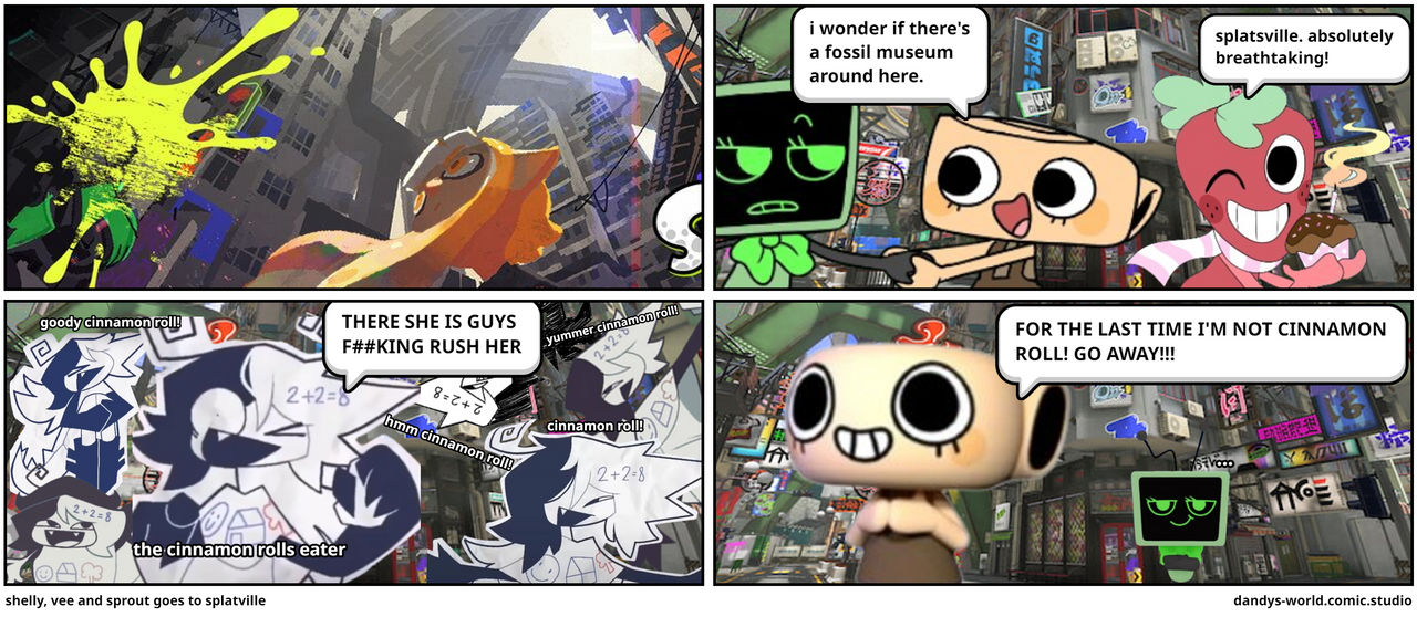 Shelly, Vee And Sprout Goes To Splatville by prim0078 on DeviantArt
