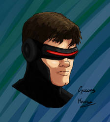 X Men: Cyclops digital paint