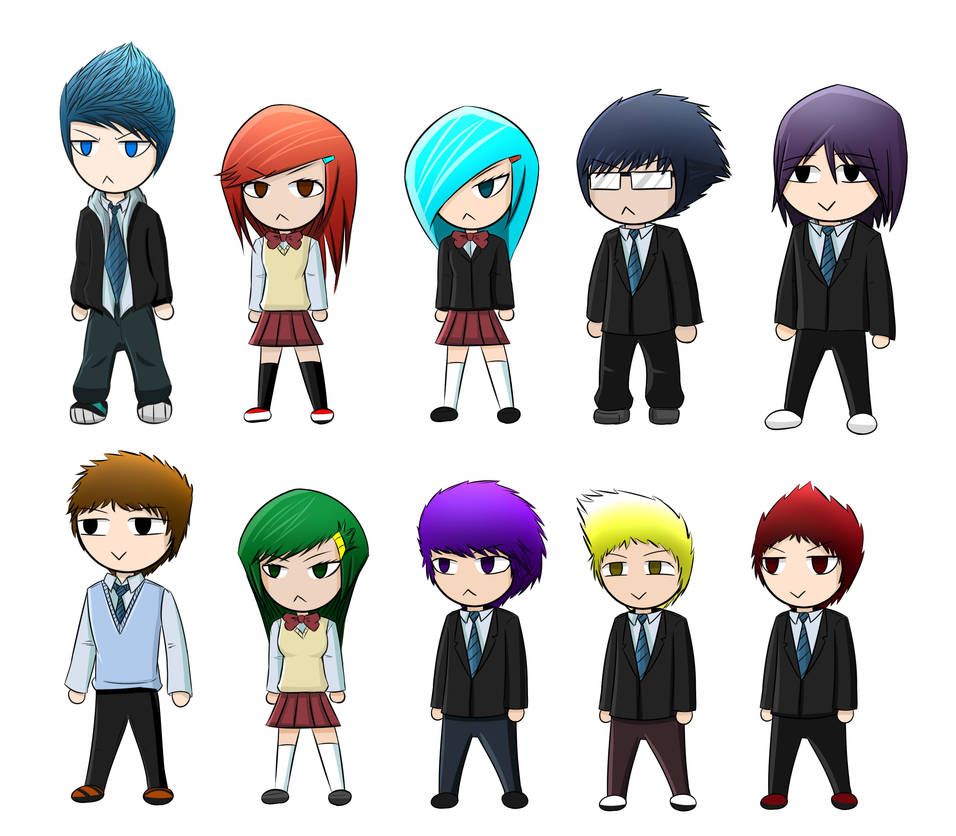 Element High! Chibis by Lightning-Cutter on DeviantArt