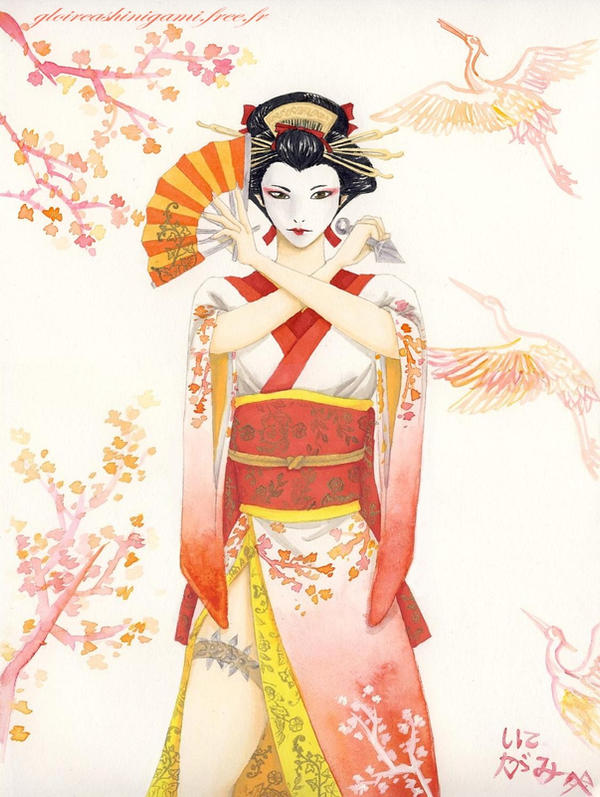 Ninja-geisha by GreatShinigami on DeviantArt