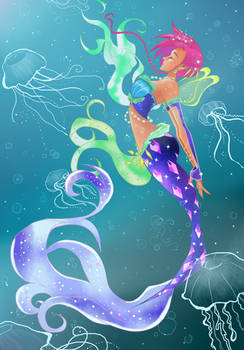 Tecna winx mermaid