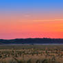 sunrise over the field