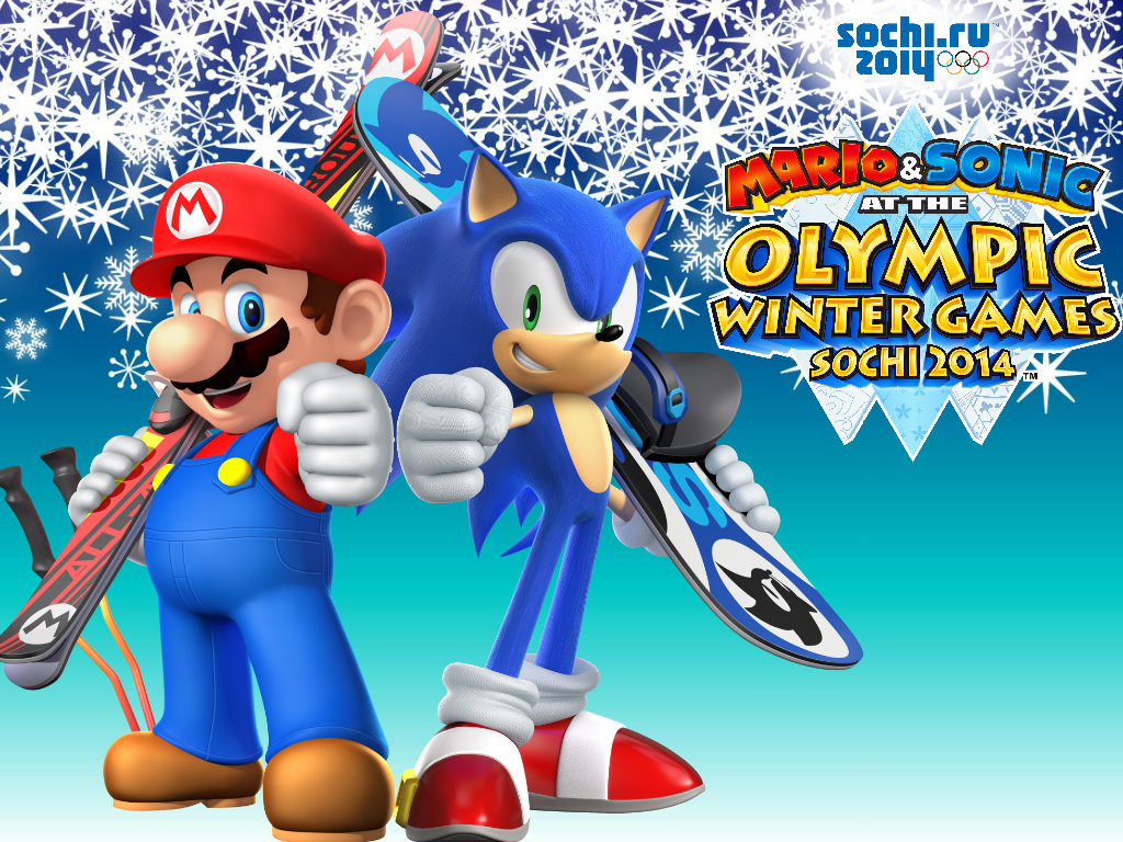 Mario & Sonic at the Sochi 2014 Olympic Winter Games - Super Mario