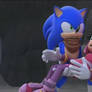 Sonic and Amy (sonic boom)