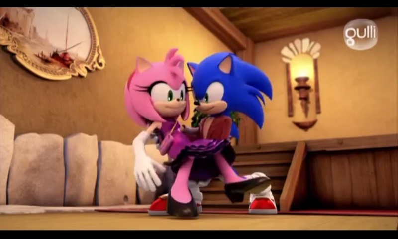 photo Sonic And Amy Kiss Deviantart sonic and amy sonic boom by sonamy115