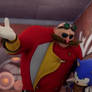 Sonic and Dr Eggman