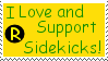 I Love Sidekicks Stamp by WindChimeGhost