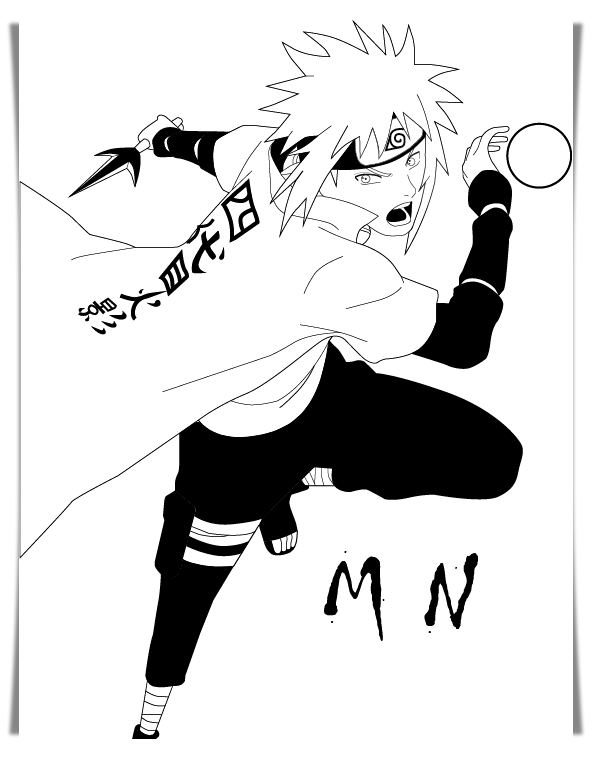 Desenho de Minato Namikaze by yhandrawings on DeviantArt