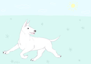 pastel dog