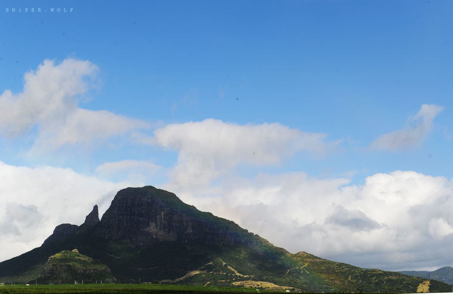 Rainbow and Mountain