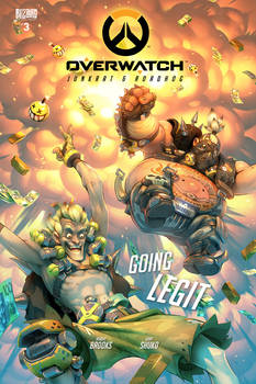 Overwatch Junkrat and Roadhog comic cover