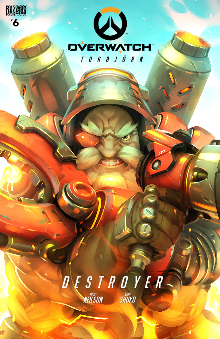 Overwatch Torbjorn comic cover