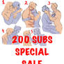200 SUBS SPECIAL