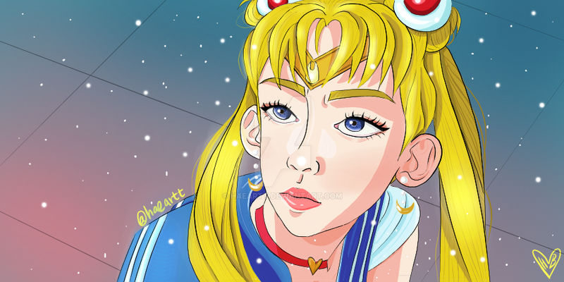 sailor moon redraw challenge by haeartt on DeviantArt