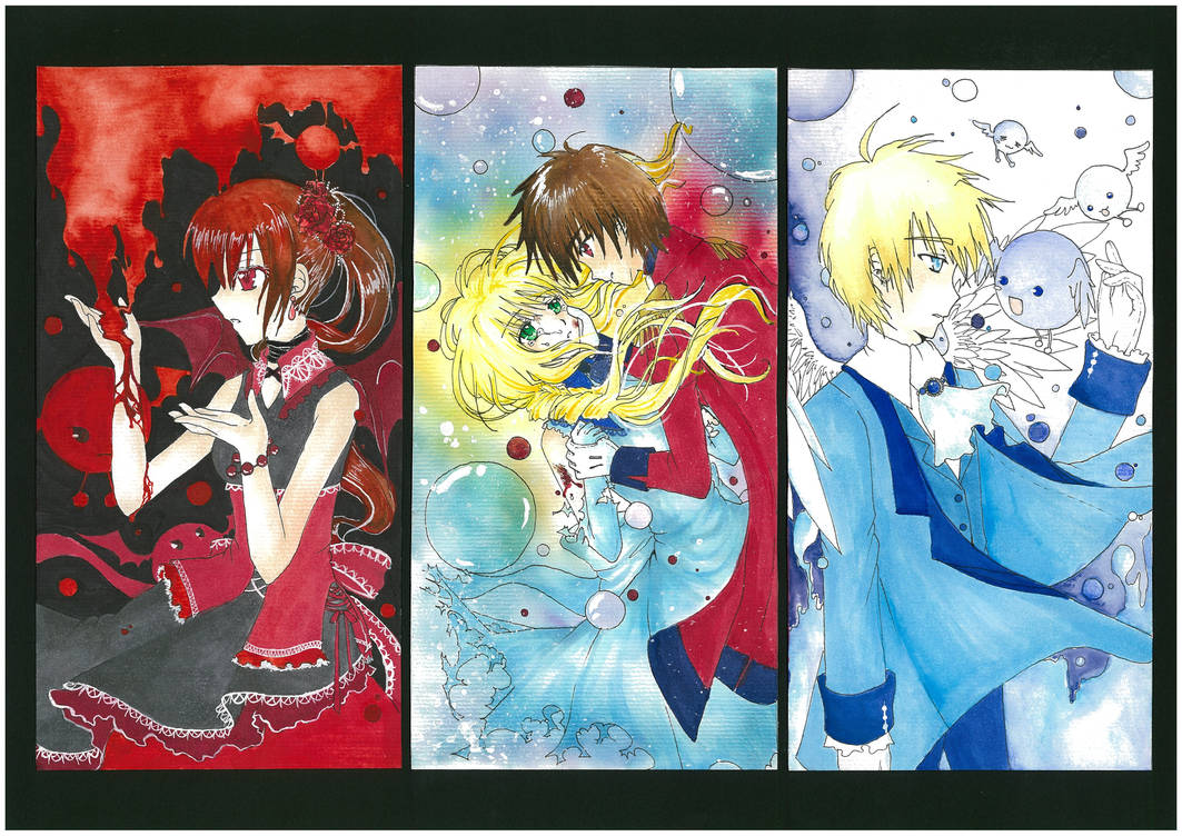 Drawing: 3 different worlds by chronosIV on DeviantArt