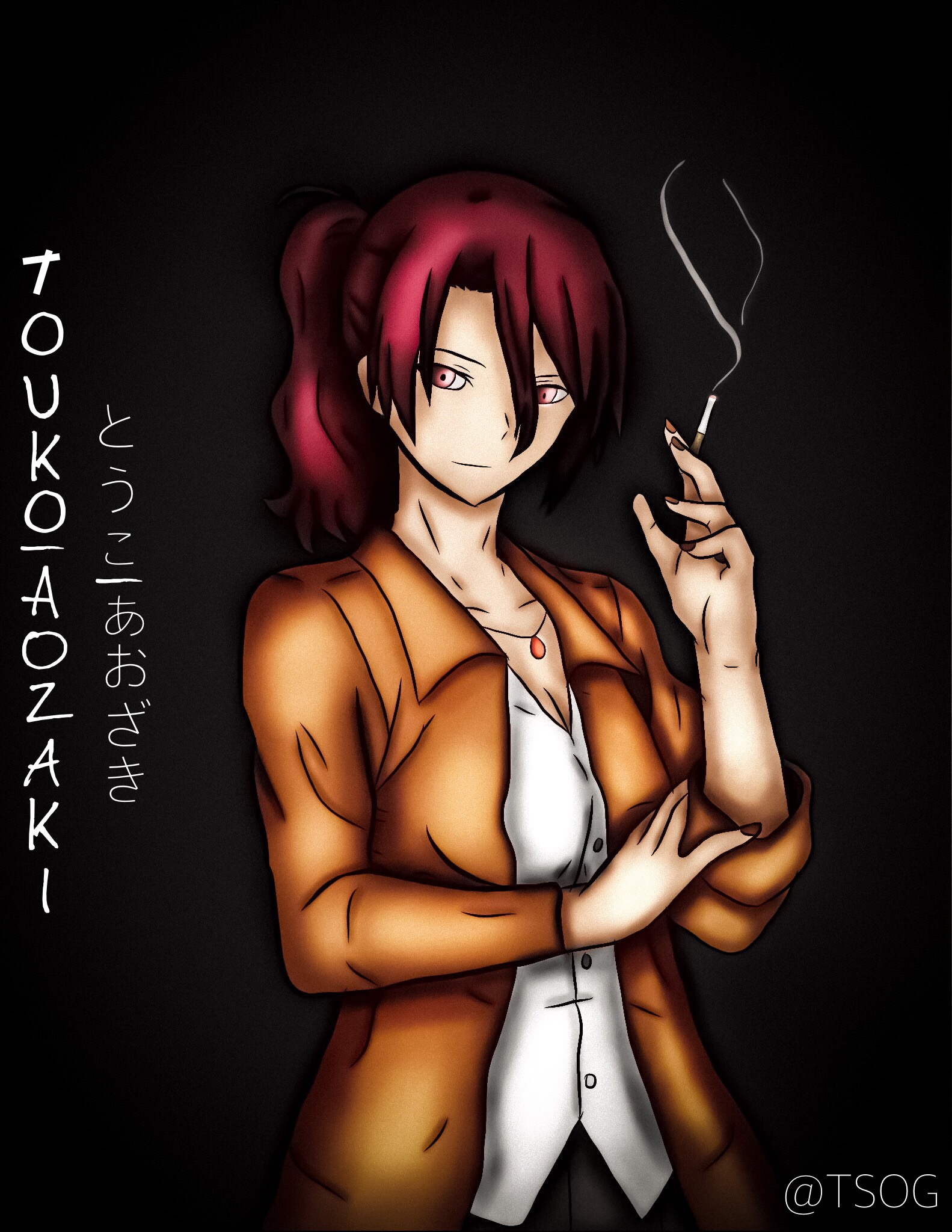 Touko Aozaki By Tsog Official On Deviantart Touko Aozaki By Tsog Official On Deviantart