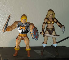 My He-Man And Teela Figures