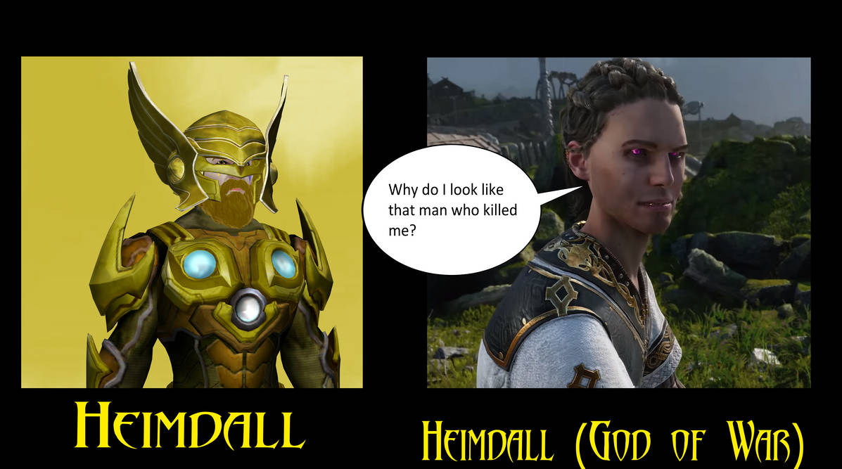 Heimdall And God of War Heimdall by DarkKomet on DeviantArt