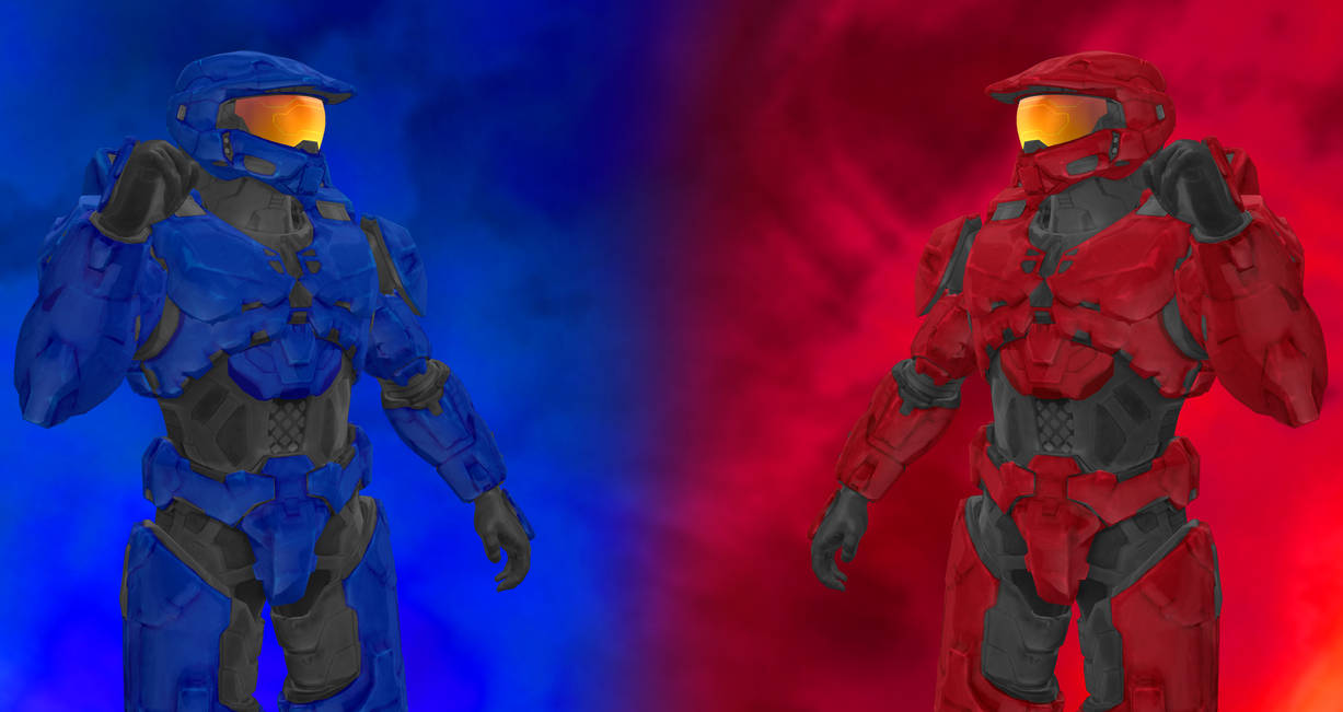 Deviantart Red Armor Blue Armor And Red Armor by DarkKomet on DeviantArt