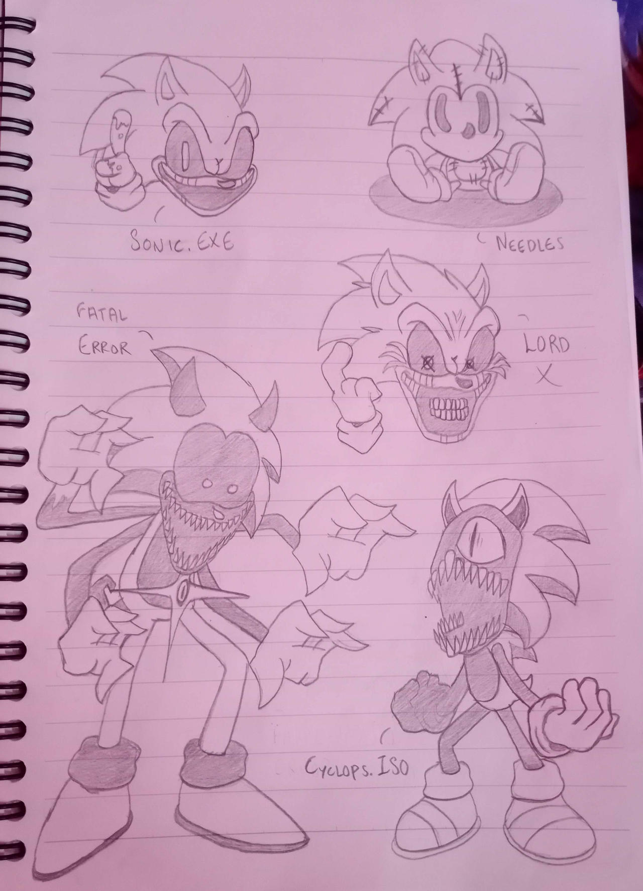 Sonic.EXE Sketch Doodles 01 by AidilXander on DeviantArt