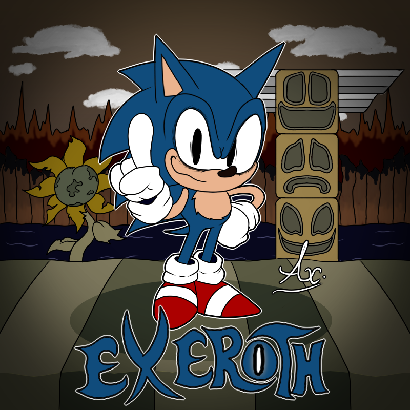 Pixilart - Sonic exe in disguise by iturnedeboytoda