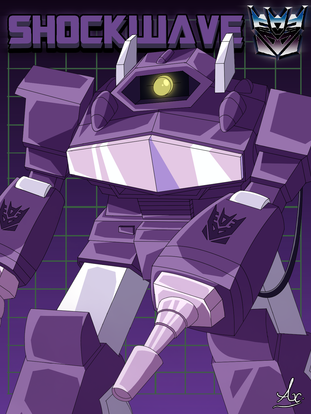 Shockwave Front Transformers G1 Fanart #1 - Shockwave. by AidilXander on DeviantArt