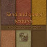 Sand and gravel textures