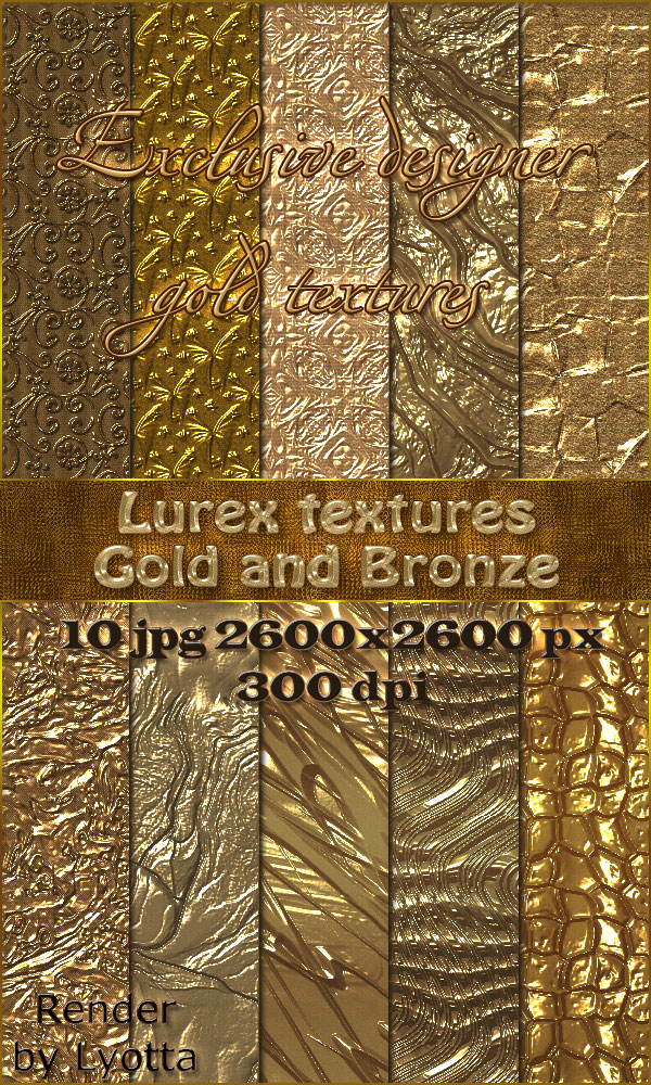 Shiny gold texture - Gold and Bronze by Lyotta