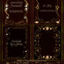 Jewelry frames backgrounds