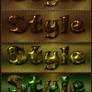 Styles for Photoshop Silver stone snake