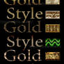 Styles for Photoshop Classic gold metal 2