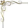 Golden Corner Ornament 1