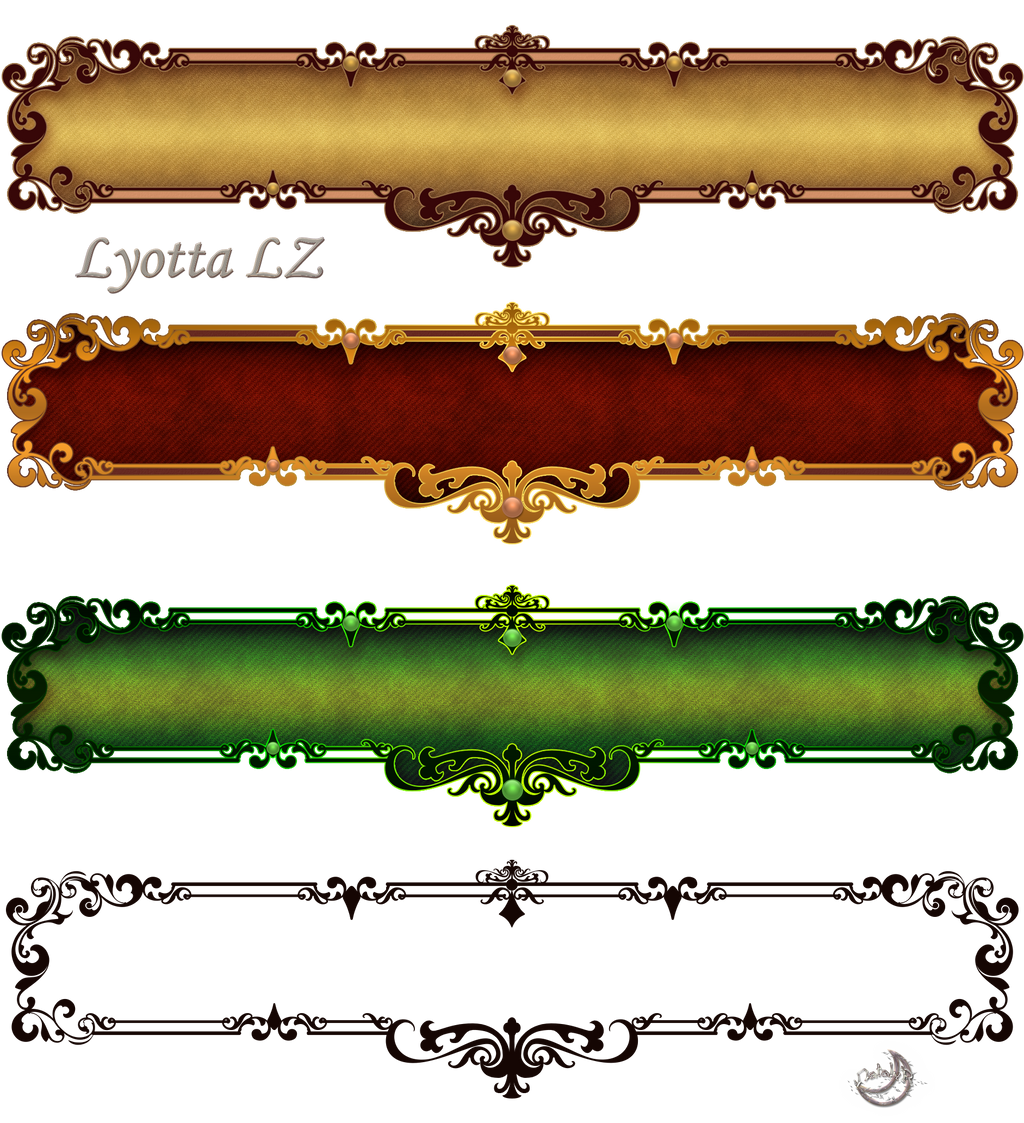 Borders labels by Lyotta on DeviantArt