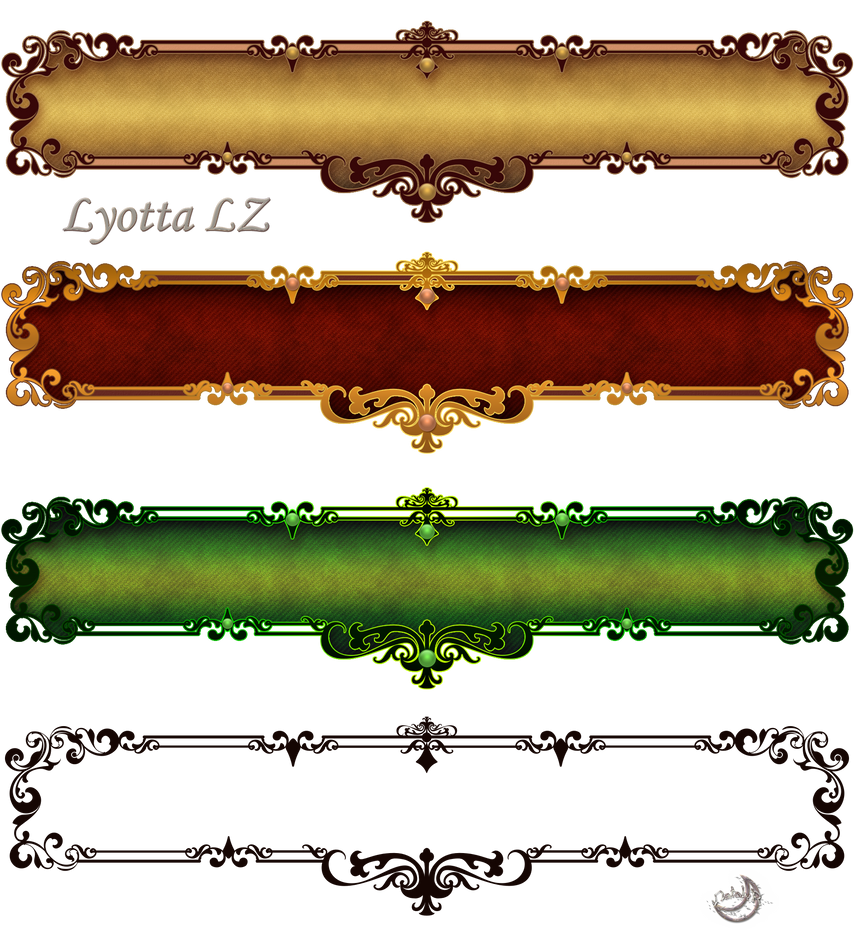 Borders labels by Lyotta on DeviantArt