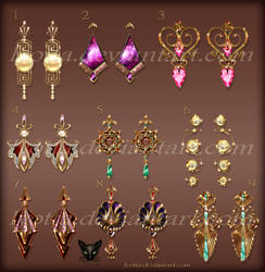 Design costume jewelry earrings