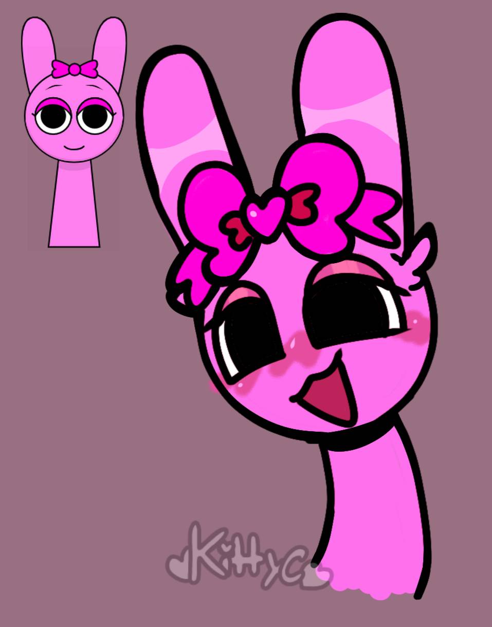 Pinki (sprunki fanart) by kittycartoony on DeviantArt