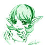 Green Pencil Saria