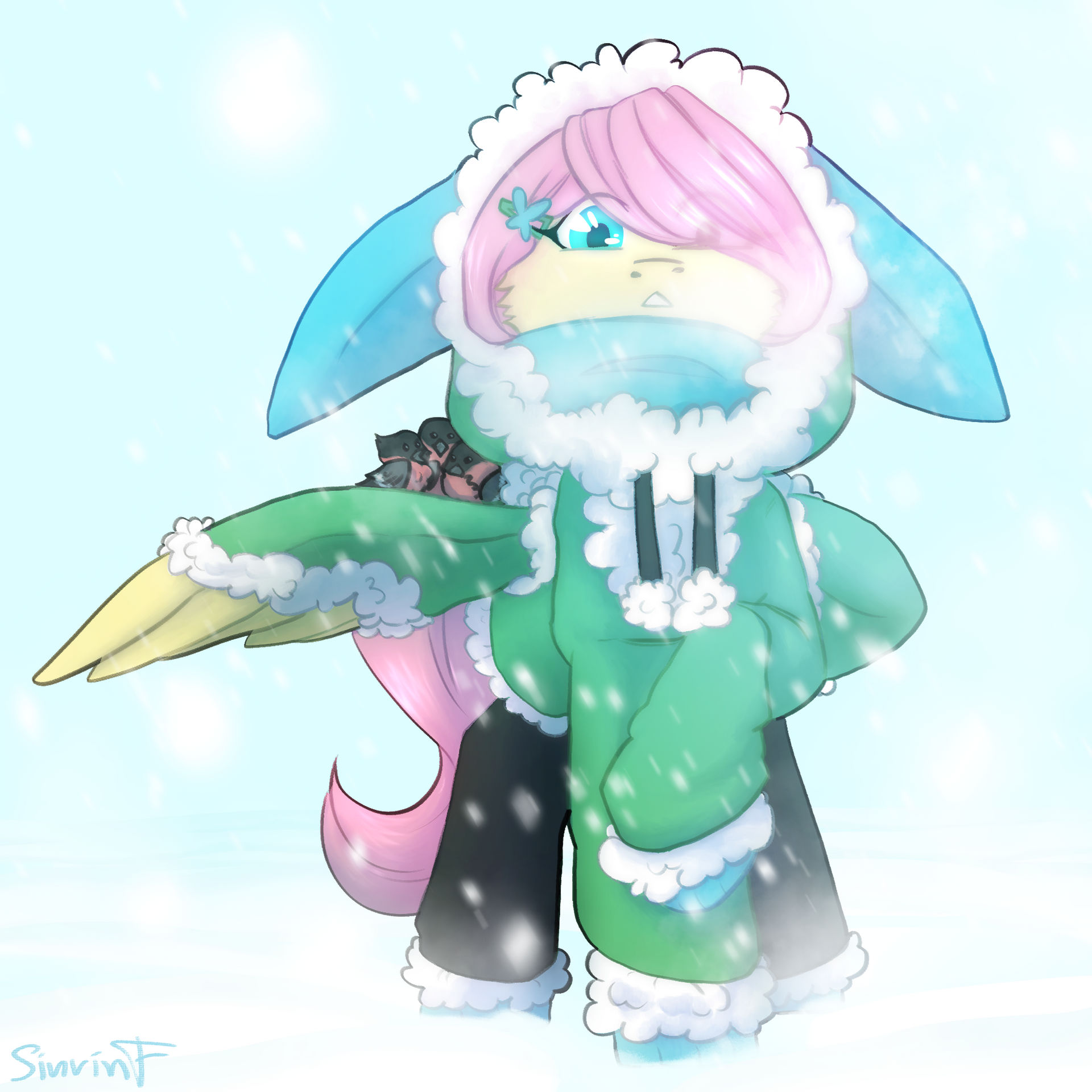The Snow Rabbit by SinrinF on DeviantArt