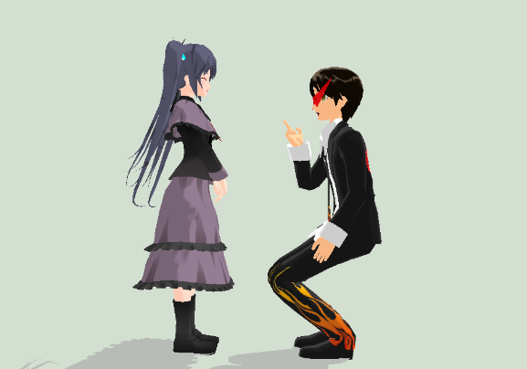 MMD - Kaiba meets Aries by YellowDesuCake on DeviantArt