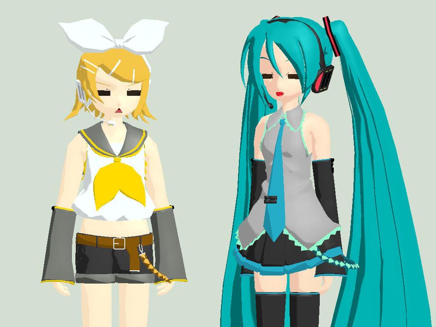 MMD - Rin-Chan by YellowDesuCake on DeviantArt