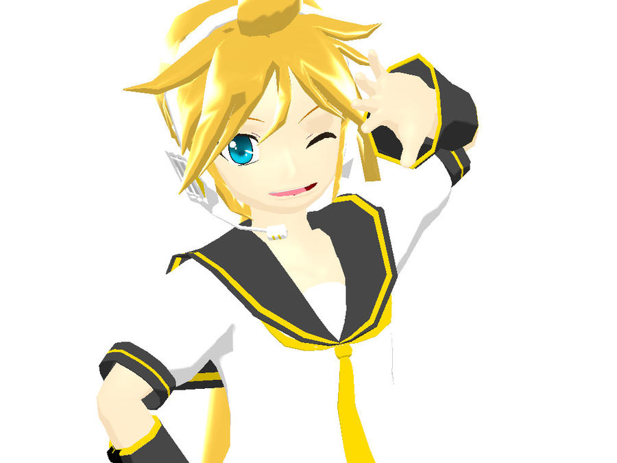 MMD - Blossom Len WIP by YellowDesuCake on DeviantArt