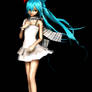 MMD - White Eve Miku YB Style