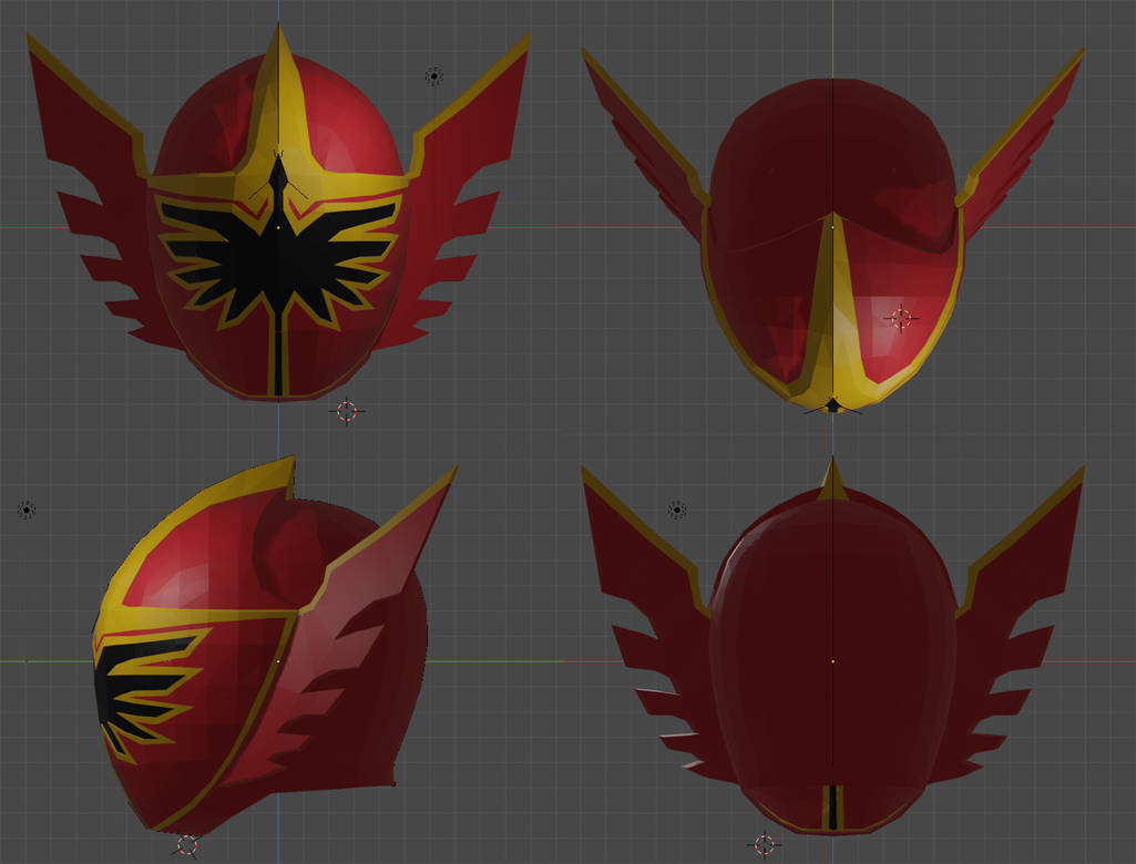 Mystic Force red ranger legend mode/legend magired by 3DblenderRangers ...