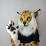 Lynx/Cheetah Hybrid partial Fursuit
