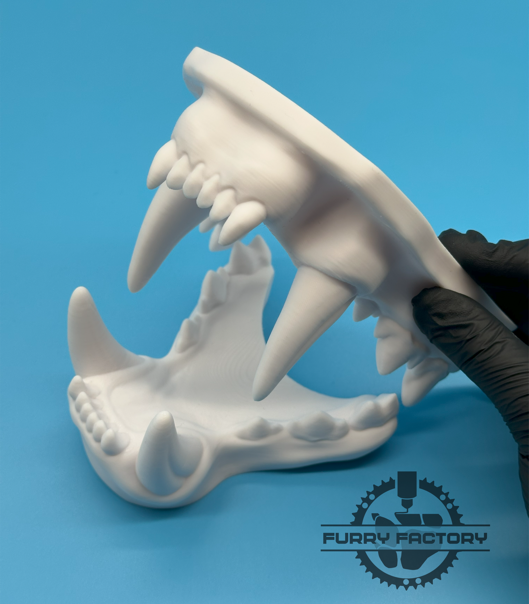 Lion Fursuit jaw-set