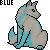 Blue Wolf Icon