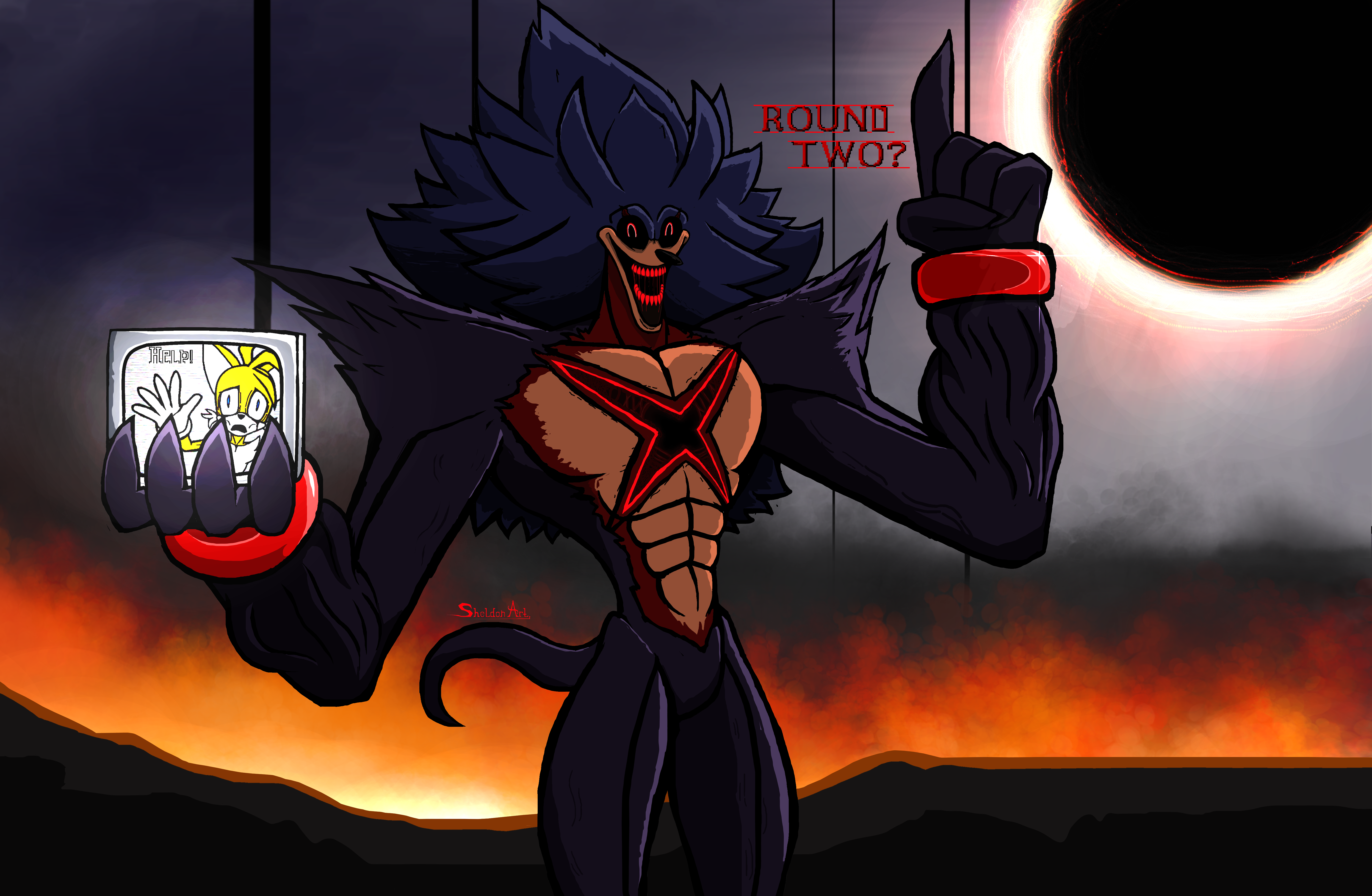 Lord x/Sonic exe by sharktrexl on DeviantArt