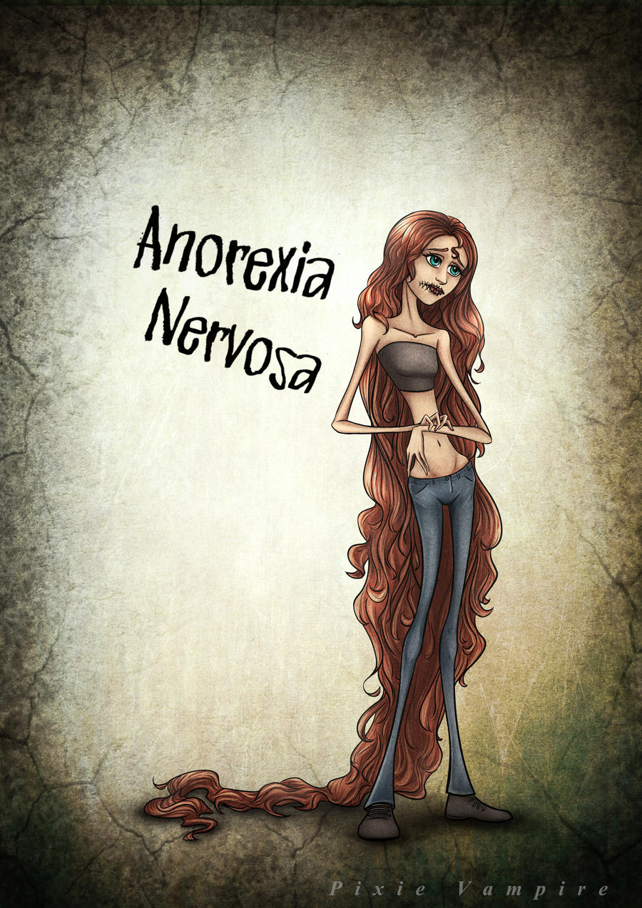 Anorexia Nervosa art by PixieVampire on DeviantArt