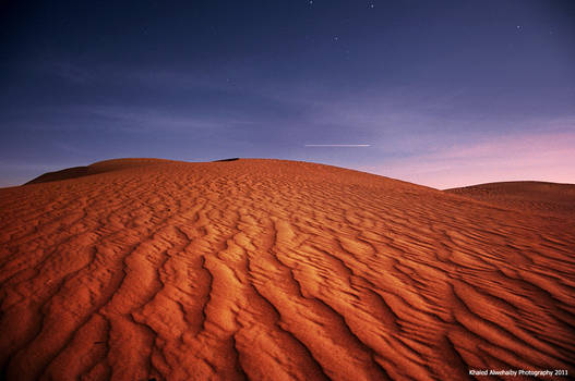 Night in the sands